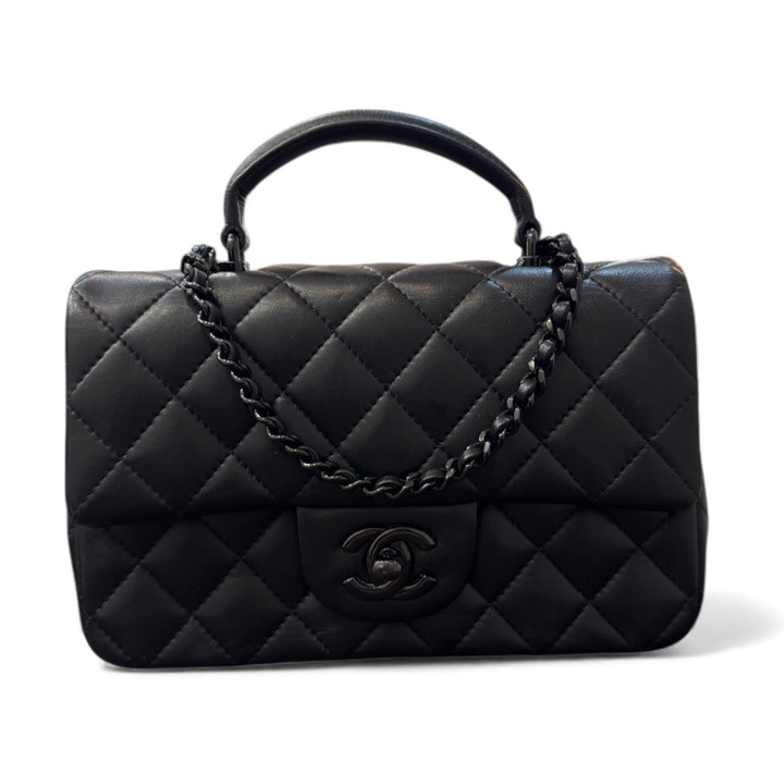 Chanel Mini Rectangular Top Handle Flap
