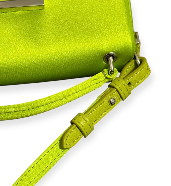 Fendi Phone Baguette in raso silk “Wasabi”