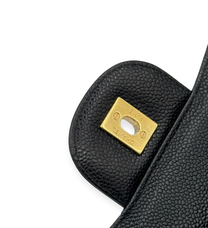 Chanel jumbo pelle caviar