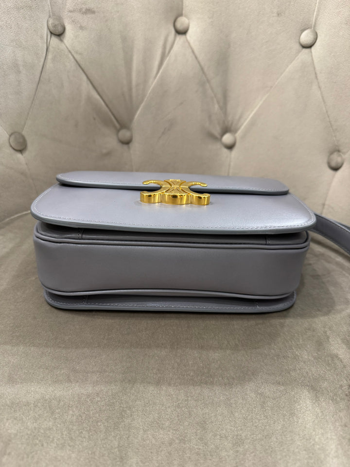 Borsa Celine Triomphe colore grigio antracite
